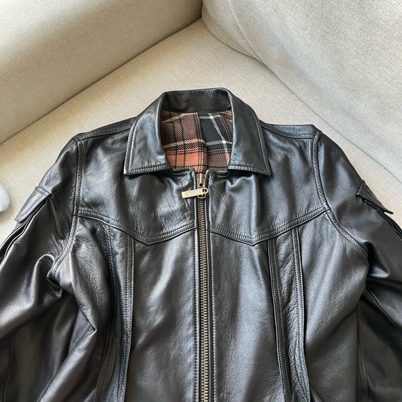 MIKA De Ja Vu - Real Genuine Calfskin Leather Jacket size Medium - Picture 3 of 7